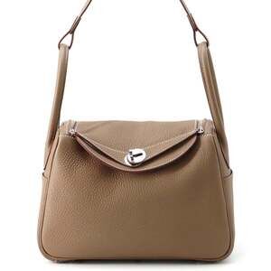 Hermès Lindy 26 Etoupe Taurillon Clemence W Stamp 2-Way Shoulder Bag Handbag ...